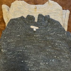 Condition: Excellent Used| Size: Medium Tall| Set of 2 BR Sweaters